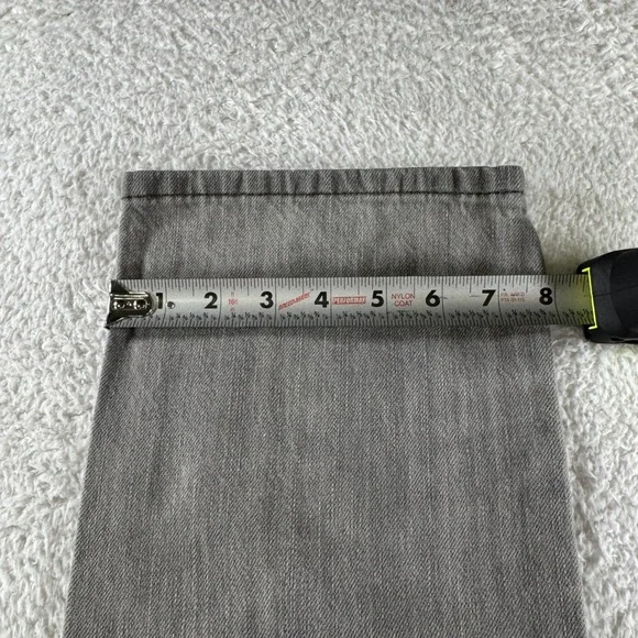 Y2K Levi 514 Slim Straight Light Gray Grey Stone Wash 29x30 Denim Jeans Pants - Picture 10 of 12